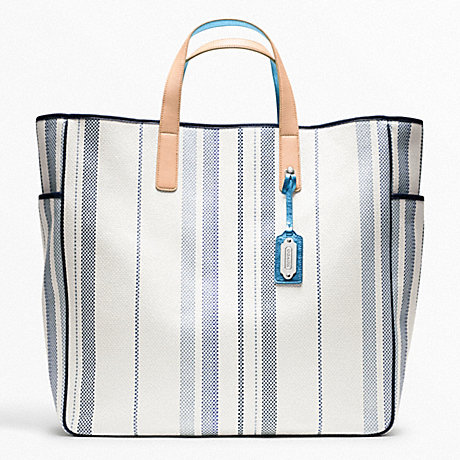 COACH WEEKEND BEACH WOVEN PARRISH TOTE -  - f23476