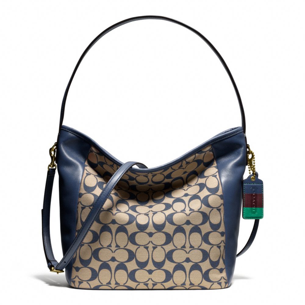 COACH WEEKEND PRINTED SIGNATURE SHOULDER BAG - ONE COLOR - F23488