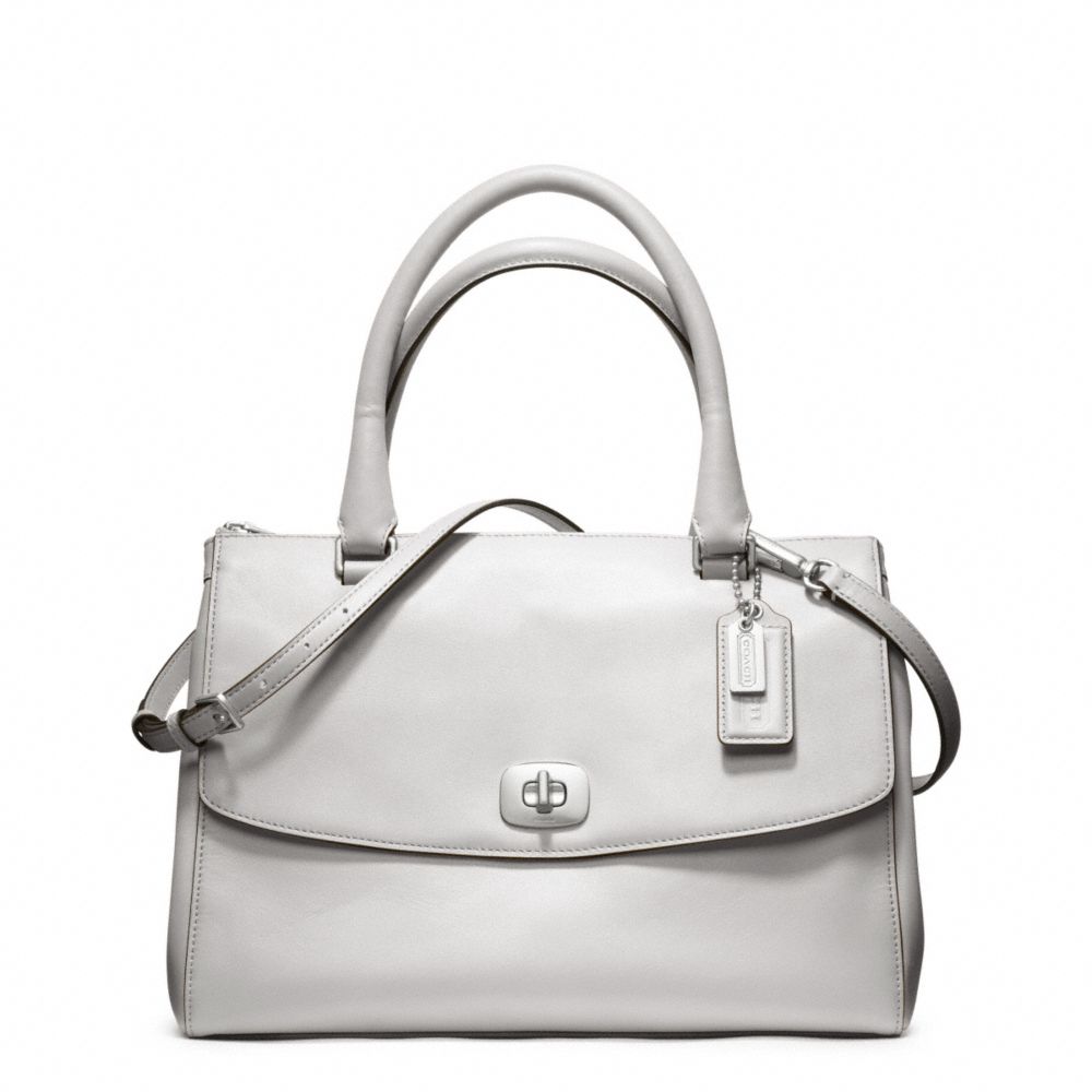 COACH PINNACLE LEATHER HARPER SATCHEL - ONE COLOR - F23562