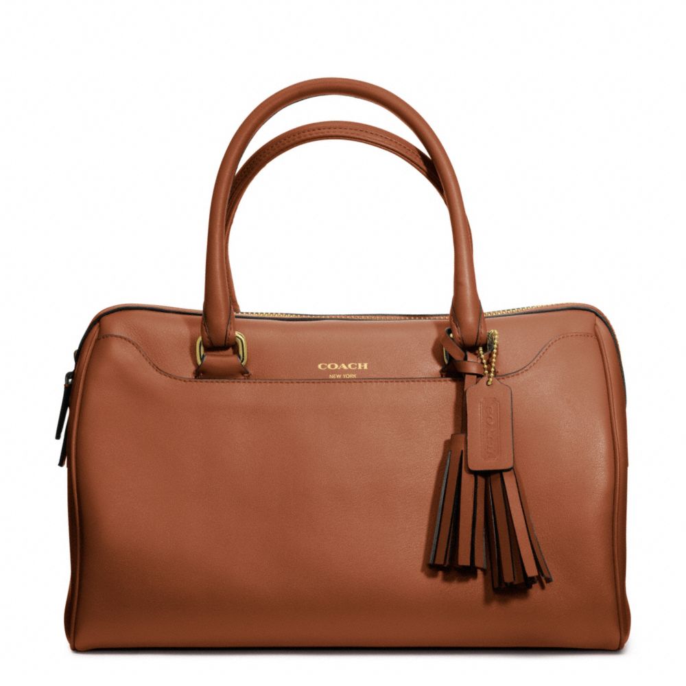 COACH LEATHER HALEY SATCHEL - ONE COLOR - F23574