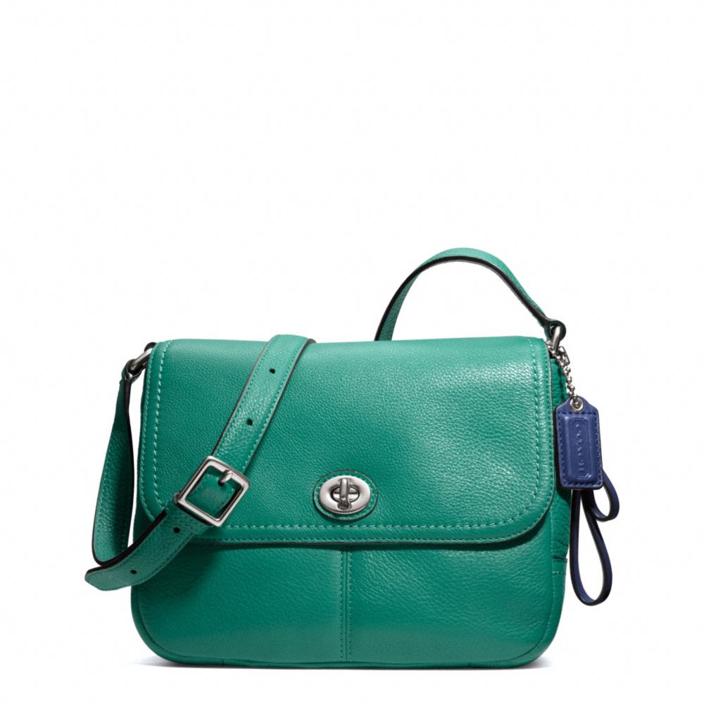COACH PARK LEATHER VIOLET - SILVER/BRIGHT JADE - F23663