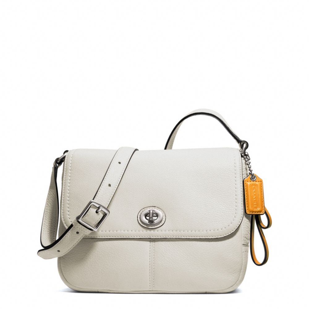 COACH PARK LEATHER VIOLET CROSSBODY - SILVER/PARCHMENT - F23663