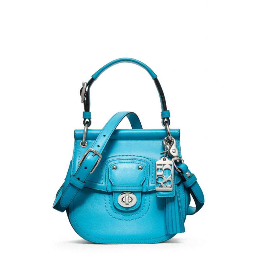 COACH LEATHER MINI WILLIS - ONE COLOR - F23706