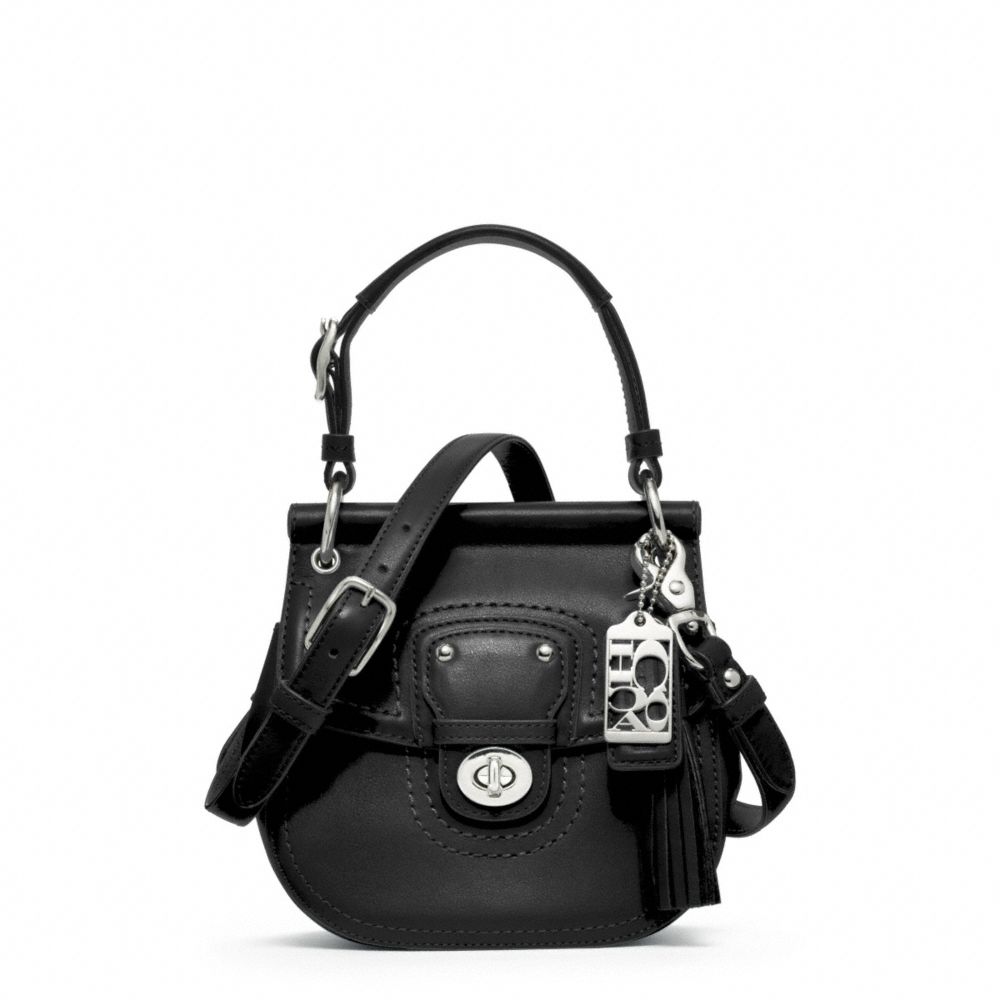 COACH LEATHER MINI WILLIS - ONE COLOR - F23706