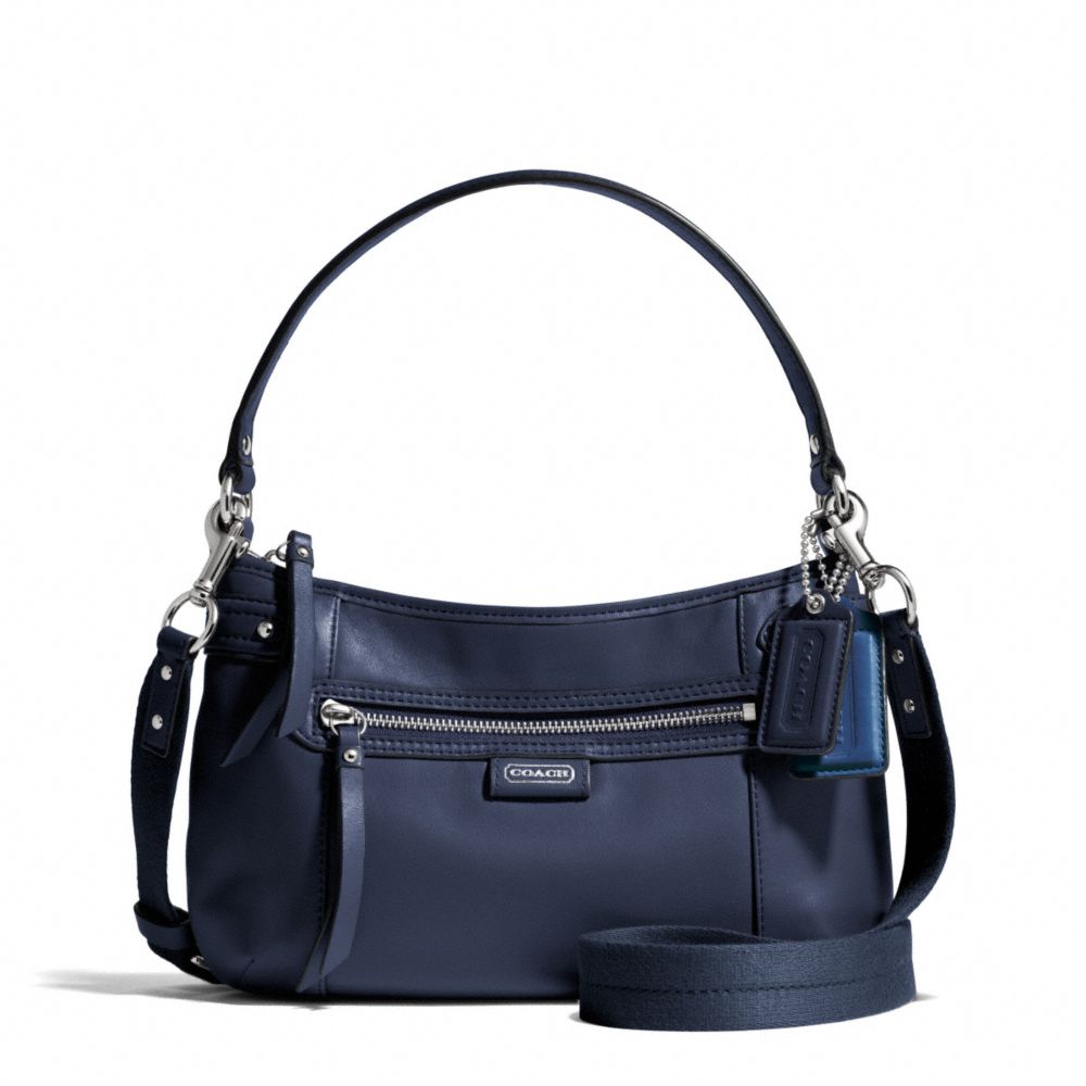 COACH DAISY LEATHER CROSSBODY - SILVER/MIDNIGHT NAVY - F23978