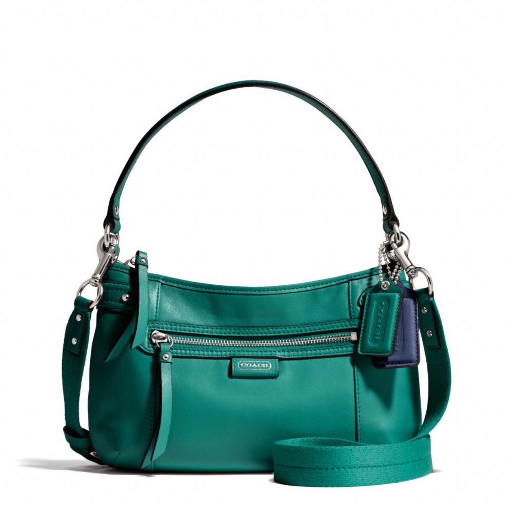 COACH DAISY LEATHER CROSSBODY - SILVER/JADE - F23978