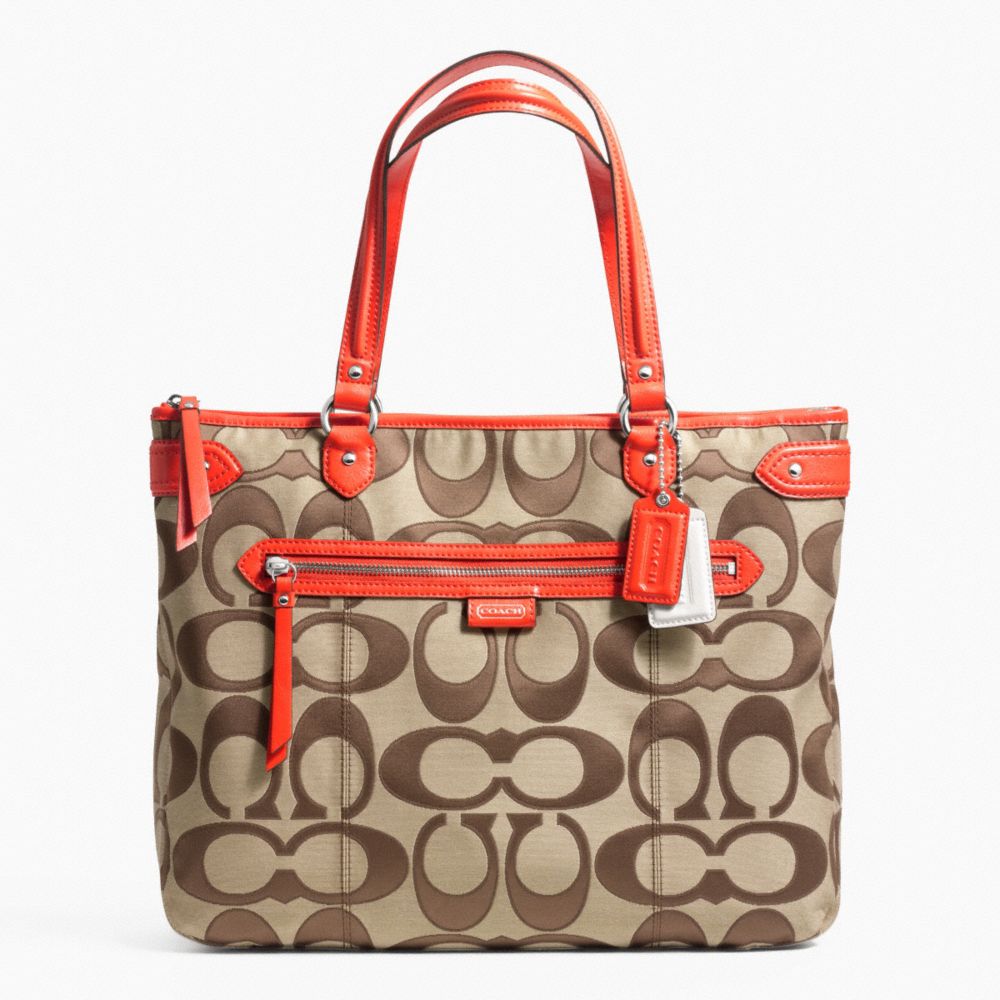 COACH DAISY OUTLINE SIGNATURE EMMA TOTE - ONE COLOR - F24066