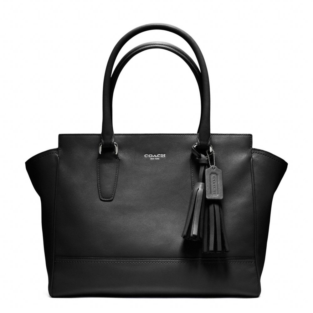 COACH LEATHER MEDIUM CANDACE CARRYALL - SILVER/BLACK - F24201