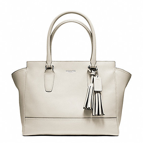 COACH LEATHER MEDIUM CANDACE CARRYALL - SILVER/PARCHMENT - f24201