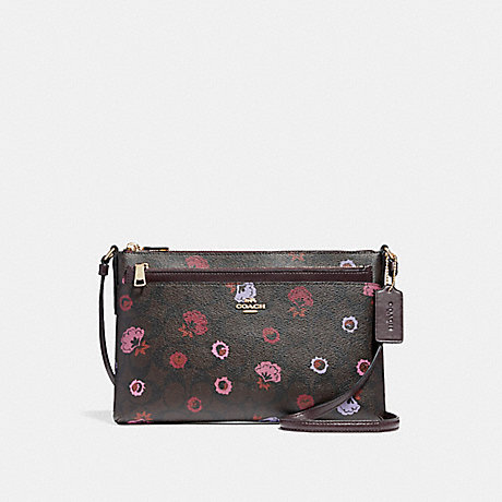 COACH EAST/WEST CROSSBODY WITH POP-UP POUCH WITH PRIMROSE FLORAL - IMBMC - f24373