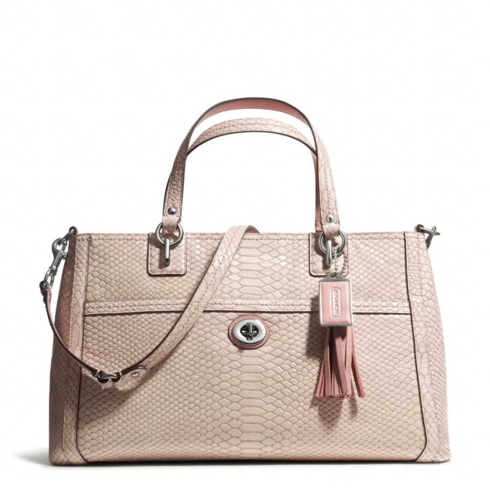 COACH PARK PYTHON CARRYALL - ONE COLOR - F24384