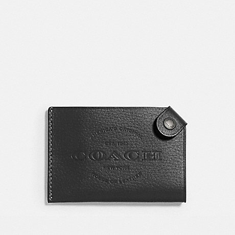 COACH CARD CASE - BLACK - f24659