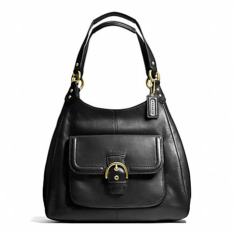 COACH CAMPBELL LEATHER HOBO -  - f24686