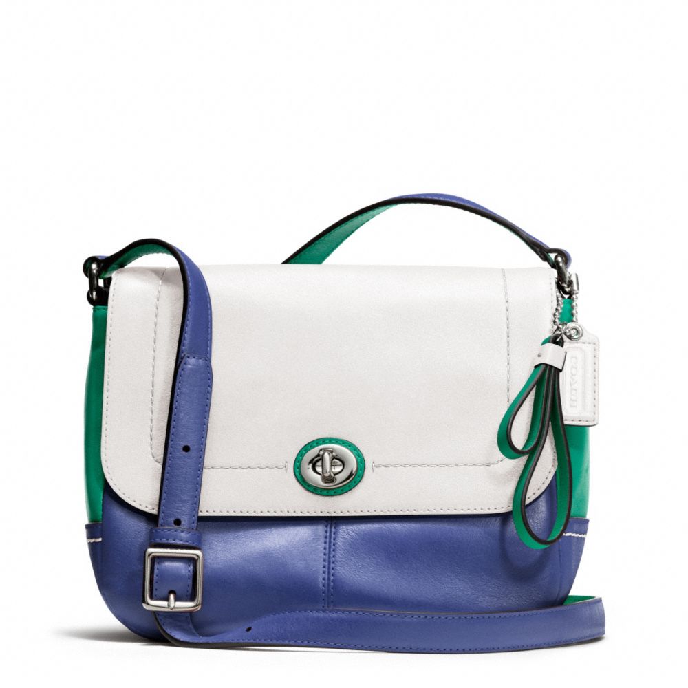 COACH PARK COLORBLOCK VIOLET - SILVER/FRENCH BLUE MULTI - F24801