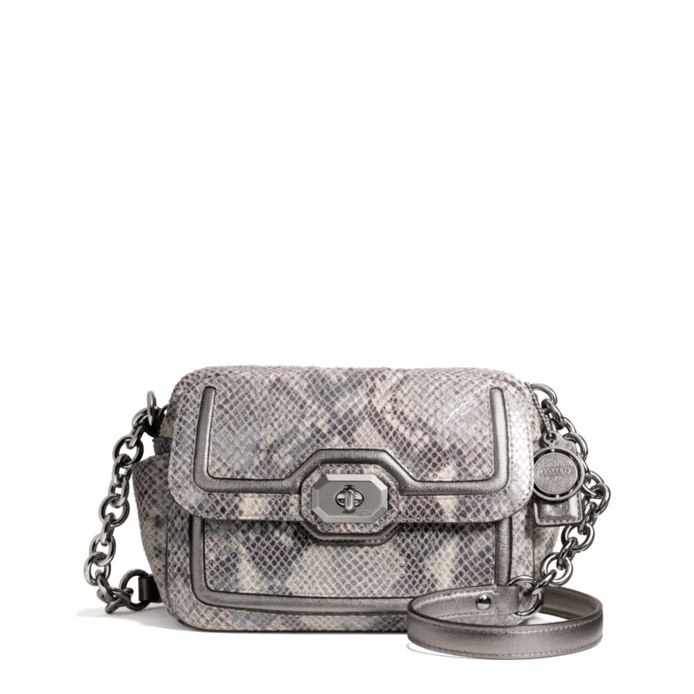 CAMPBELL EXOTIC LEATHER CAMERA BAG - COACH f24849 - 18711