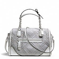 POPPY QUILTED JERSEY EAST/WEST POCKET SATCHEL - COACH f25080 - 17750
