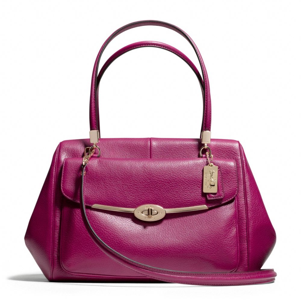MADISON LEATHER MADELINE EAST/WEST SATCHEL - COACH f25166 - 31800
