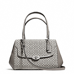 MADISON NEEDLEPOINT OP ART SMALL MADELINE EAST/WEST SATCHEL - f25215 - 27162