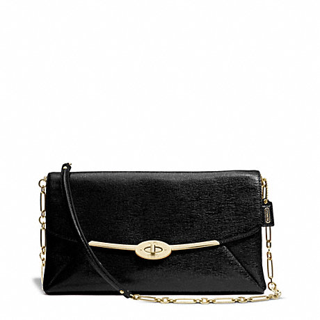 COACH MADISON TEXTURED LEATHER CLUTCH -  - f25240