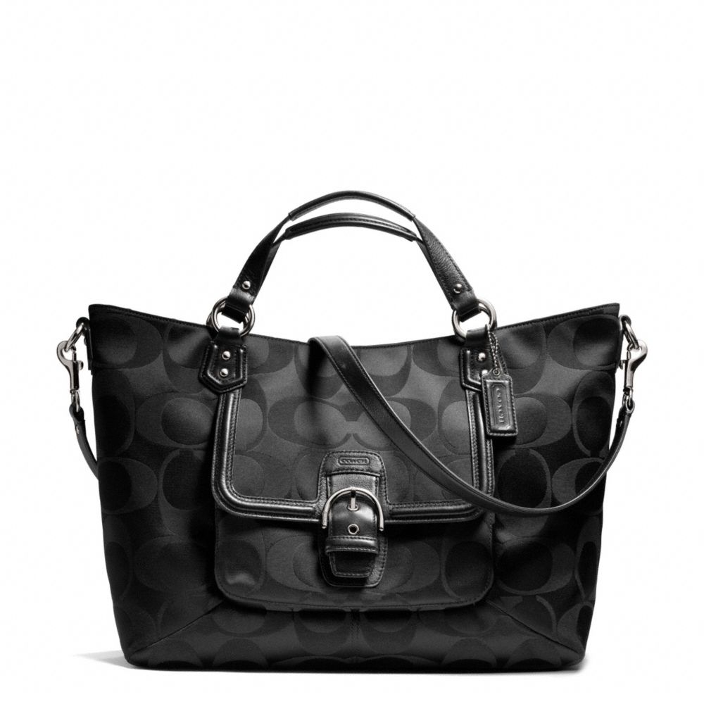 CAMPBELL SIGNATURE IZZY FASHION SATCHEL - COACH f25290 - 18566