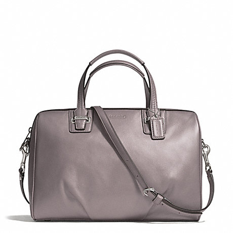 COACH TAYLOR LEATHER SATCHEL - SILVER/PUTTY - f25296
