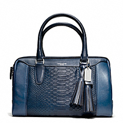 COACH EMBOSSED PYTHON HALEY SATCHEL - ONE COLOR - F25334