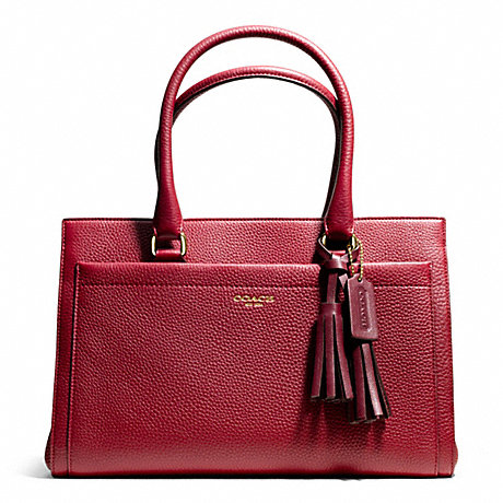 COACH CHELSEA PEBBLED LEATHER CARRYALL -  - f25340
