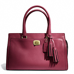COACH LEATHER CHELSEA CARRYALL - ONE COLOR - F25359