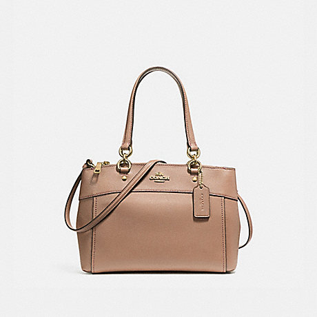 COACH BROOKE CARRYALL - LIGHT GOLD/NUDE PINK - f25397