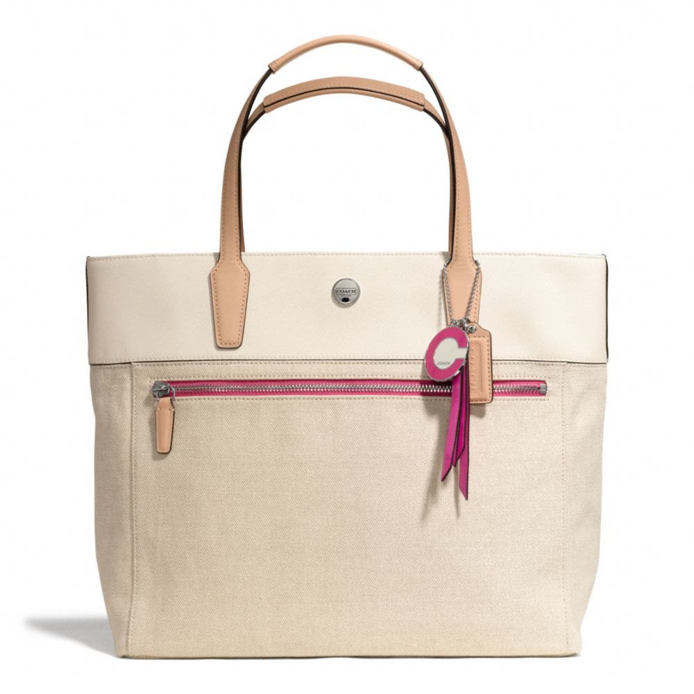 RESORT CANVAS SMALL TOTE - COACH f25461 - 25870