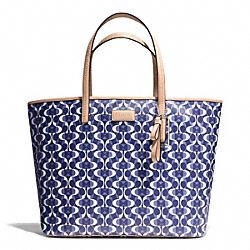 COACH PARK METRO TOTE IN DREAM C COATED CANVAS - SILVER/NAVY/TAN - F25673