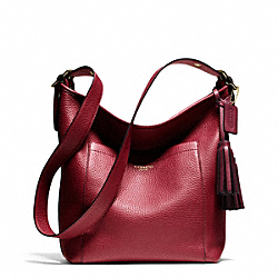 COACH PEBBLED LEATHER DUFFLE - ONE COLOR - F25678