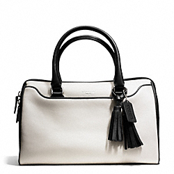 COACH TWO TONE LEATHER HALEY SATCHEL - ONE COLOR - F25807