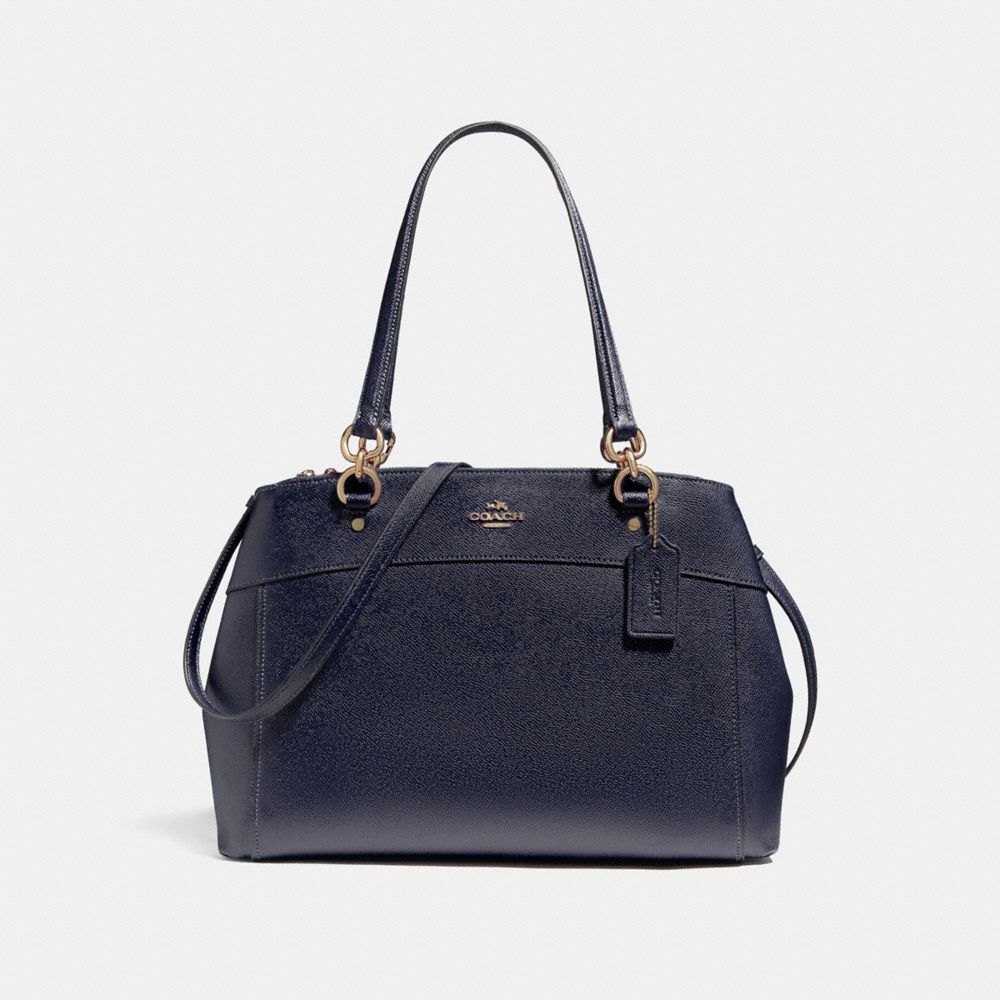 COACH LARGE BROOKE CARRYALL - LIGHT GOLD/MIDNIGHT - F25926