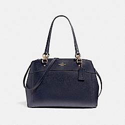 COACH LARGE BROOKE CARRYALL - LIGHT GOLD/MIDNIGHT - F25926