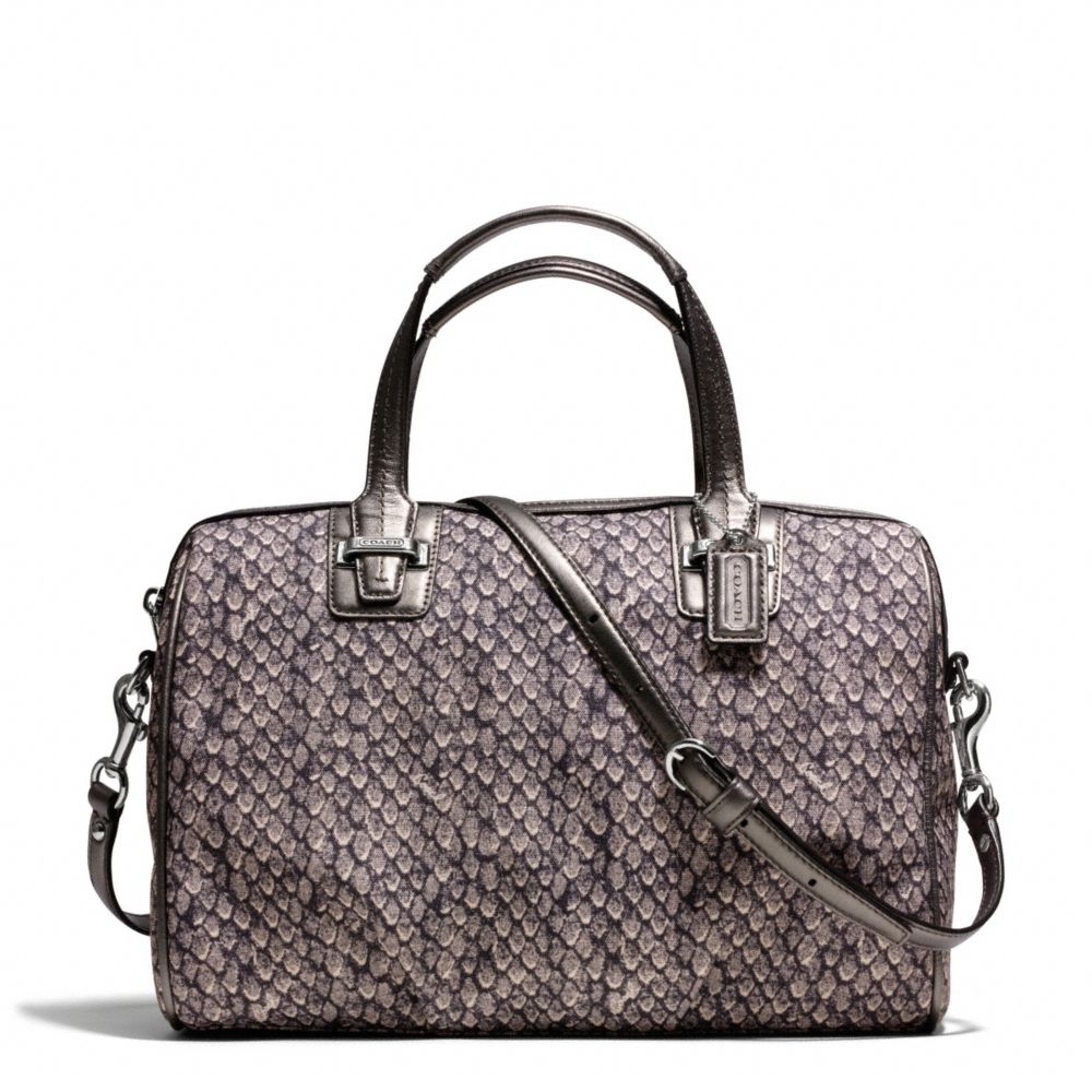 COACH TAYLOR SNAKE PRINT SATCHEL - ONE COLOR - F26037