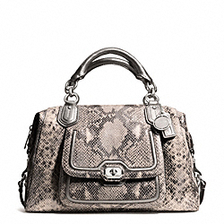 COACH CAMPBELL EXOTIC LEATHER LARGE SATCHEL - ONE COLOR - F26041