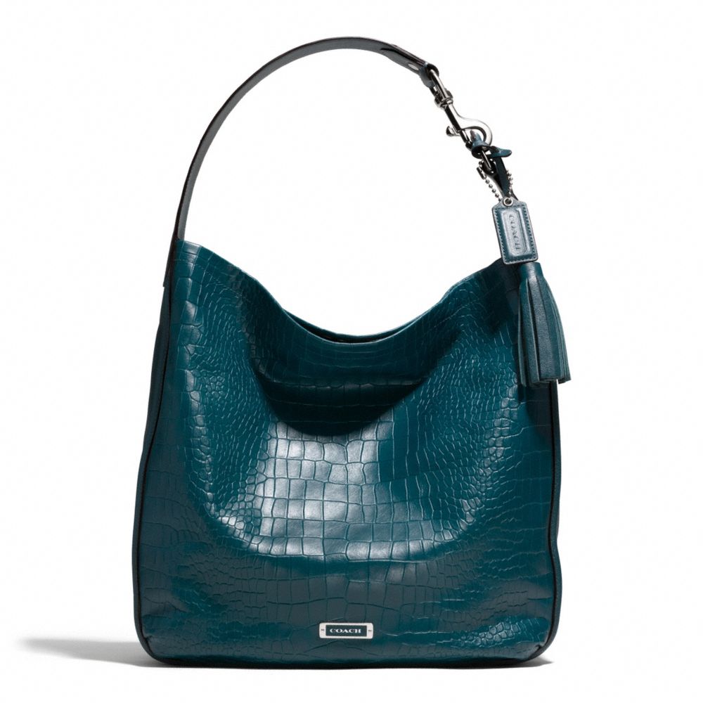 COACH AVERY EMBOSSED CROC HOBO - ONE COLOR - F26122
