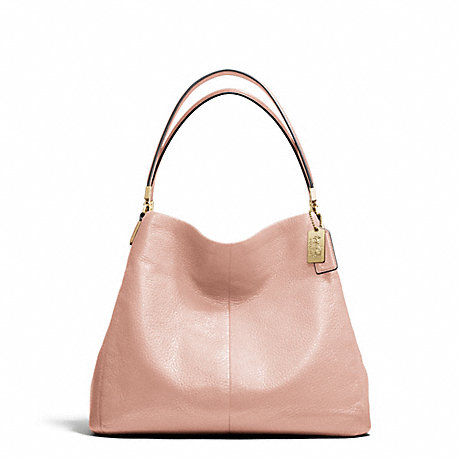 COACH MADISON LEATHER SMALL PHOEBE SHOULDER BAG - LIGHT GOLD/PEACH ROSE - f26224
