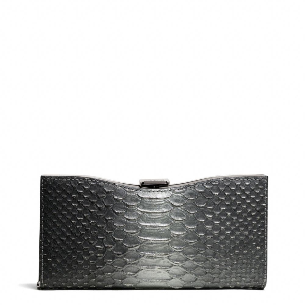 MADISON FRAME CLUTCH IN GLITTER PYTHON - COACH F26332 - ONE-COLOR