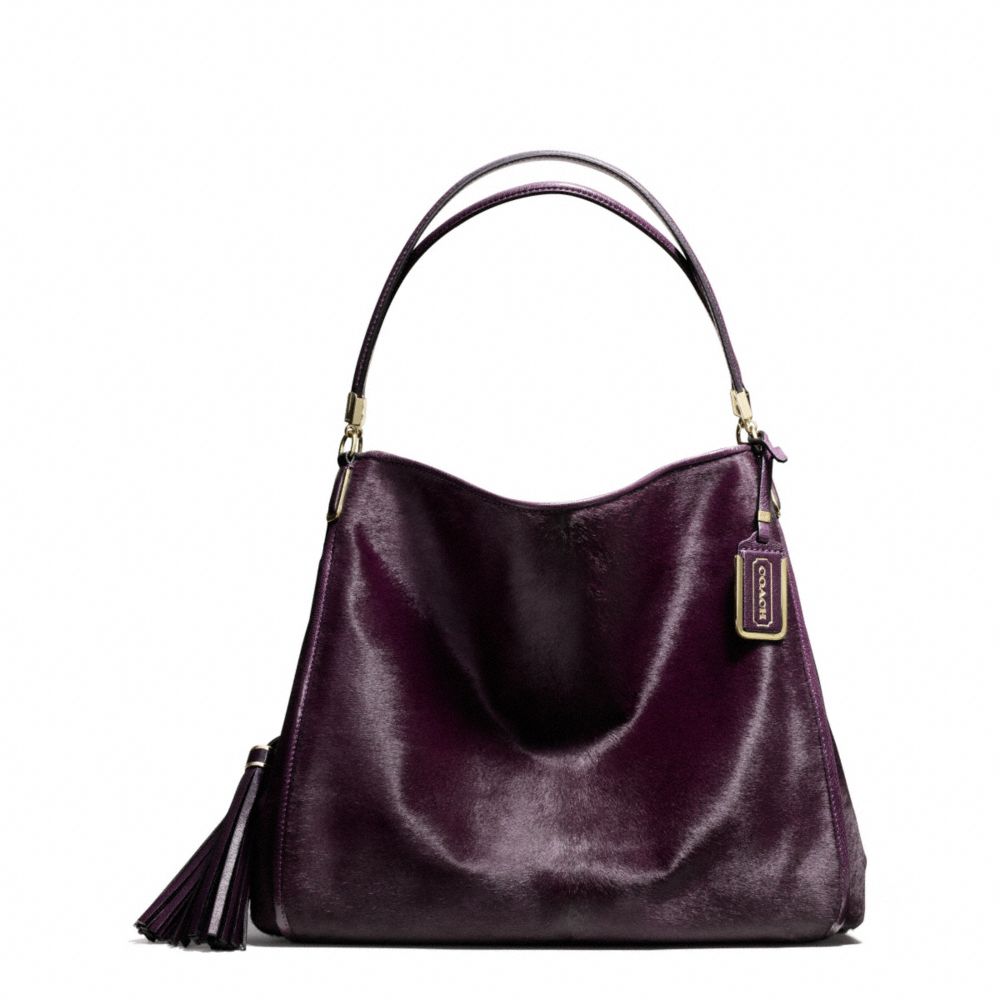 MADISON MIXED HAIRCALF PHOEBE SHOULDER BAG - COACH f26344 - 31846