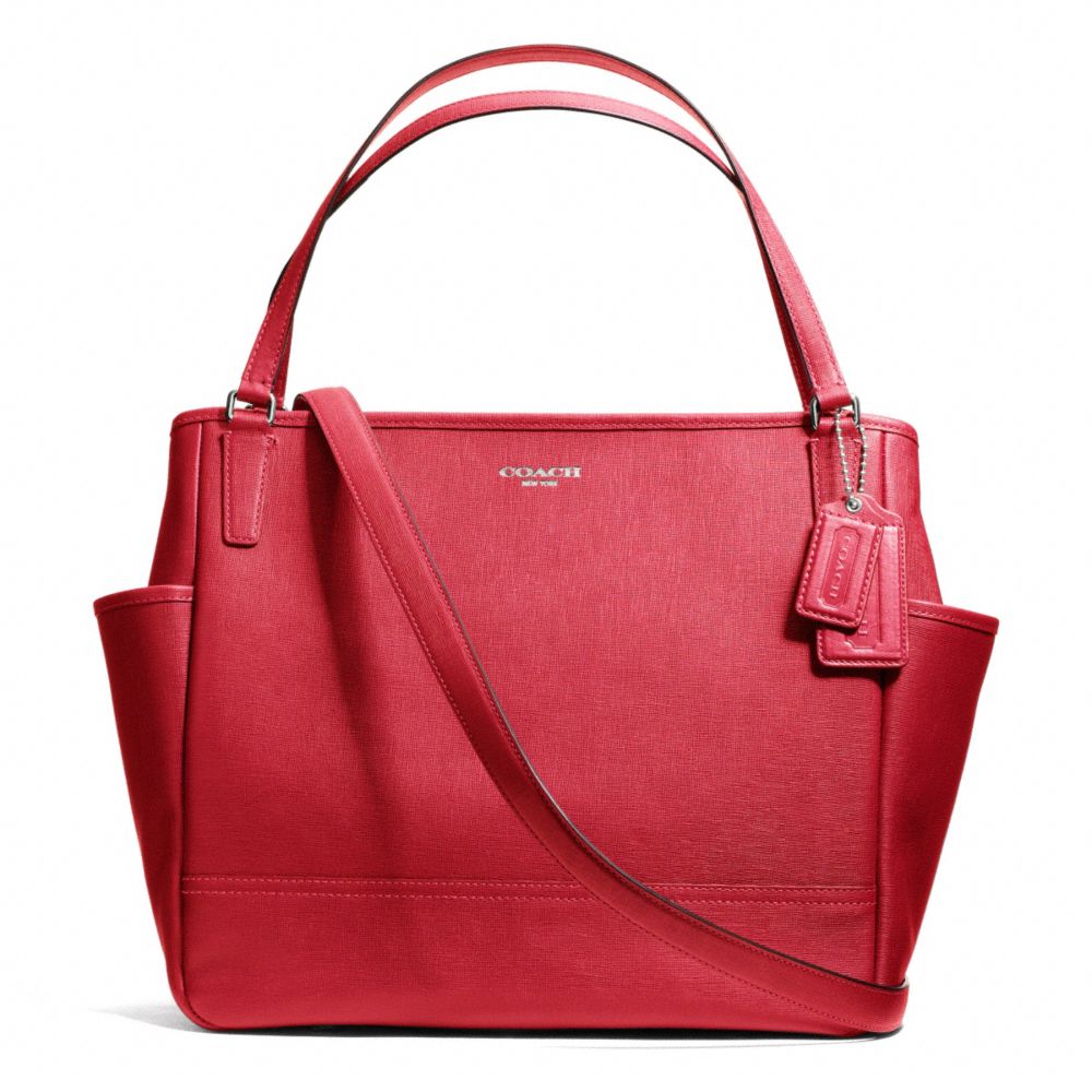 COACH SAFFIANO LEATHER BABY BAG TOTE - ONE COLOR - F26353