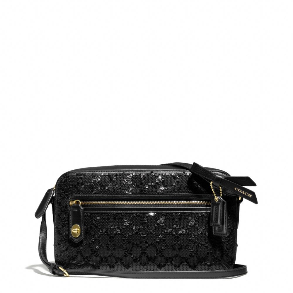 POPPY SEQUIN SIGNATURE C FLIGHT BAG - COACH f26435 - 27204