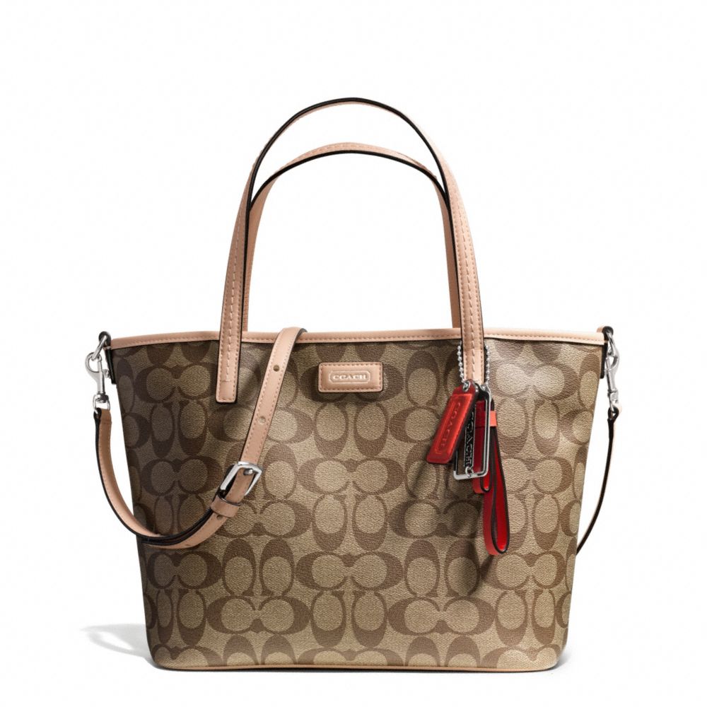 COACH PARK METRO SIGNATURE SMALL TOTE - ONE COLOR - F27236