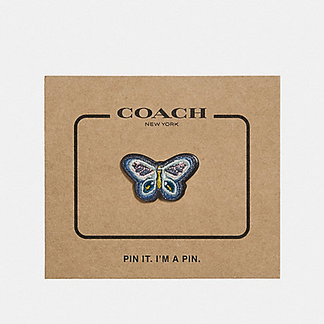 COACH BUTTERFLY PIN - MULTICOLOR - f27367