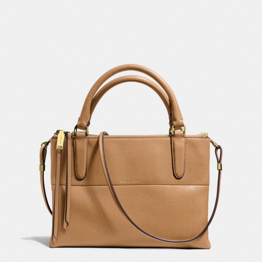 THE MINI PEBBLE LEATHER BOROUGH BAG - COACH F28163 - GDCAM