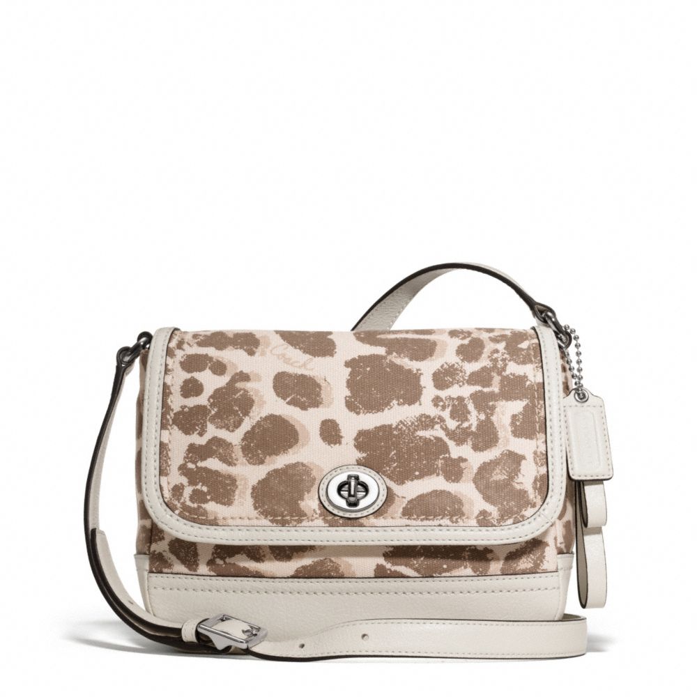 COACH PARK GIRAFFE PRINT VIOLET CROSSBODY - ONE COLOR - F28423