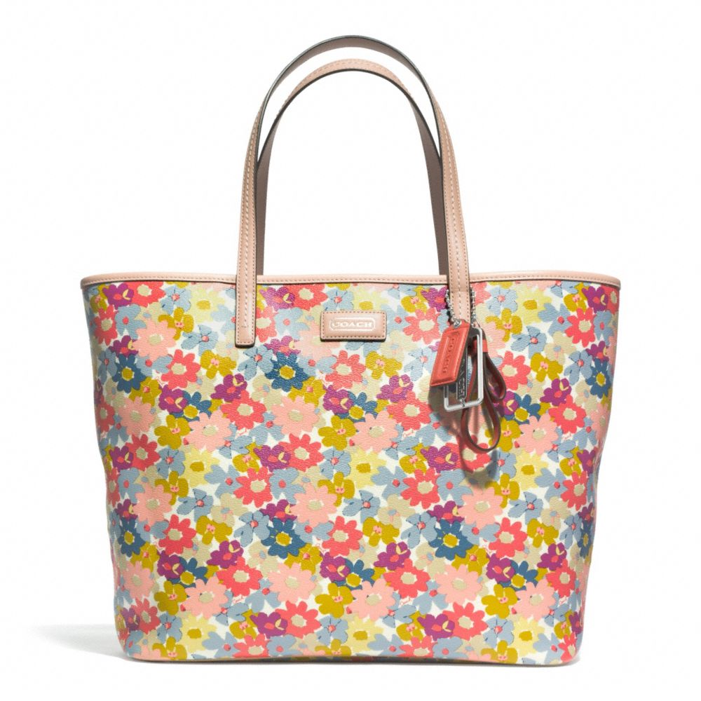 $125 METRO FLORAL PRINT TOTE COACH F28908 | HANDBAGS - TOTES - WWW.HANDBAGDB.COM