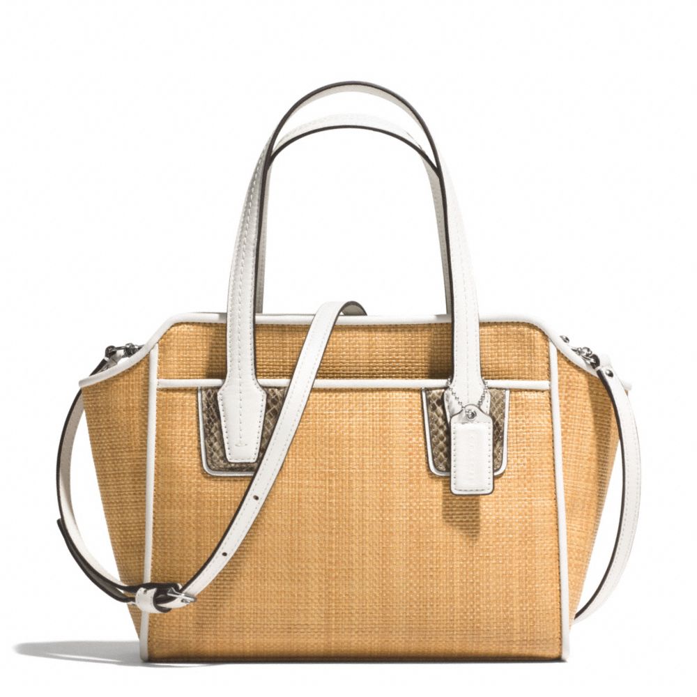 TAYLOR STRAW MINI TOTE CROSSBODY - COACH f29061 - 31756