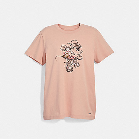 COACH MINNIE MOUSE T-SHIRT - ROSECLOUD - F29070